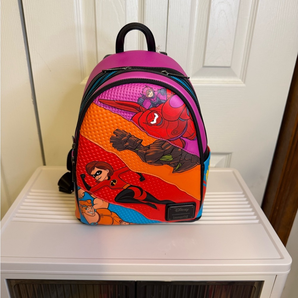 Disney Kids Backpack - Pink and Orange